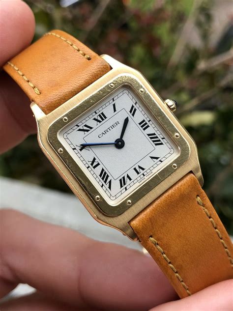 replica cartier santos watch strap|cartier santos dumont ultra thin.